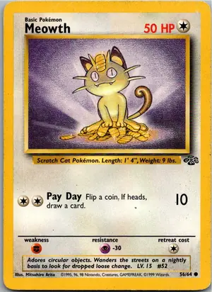 Meowth Mauzi Exemplar 1,95 €