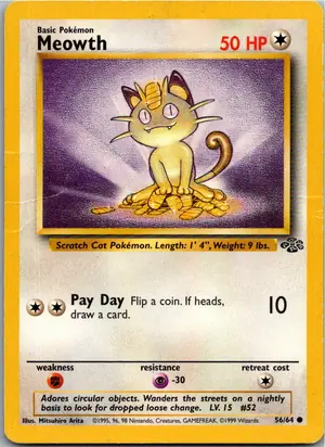 Meowth Mauzi Exemplar 1,95 €