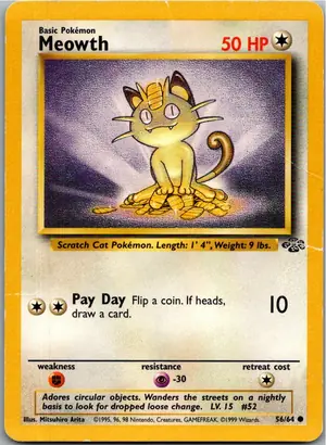 Meowth Mauzi Exemplar 1,95 €