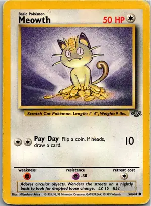 Meowth Mauzi Exemplar 1,95 €