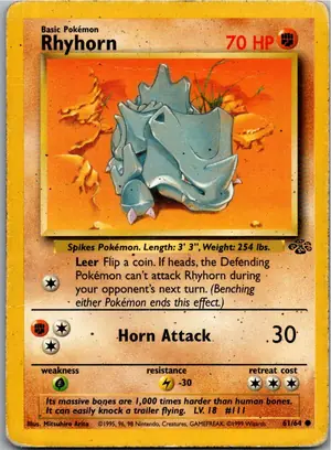 Rhyhorn Rihorn Exemplar 1,95 €