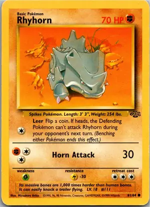 Rhyhorn Rihorn Exemplar 1,95 €