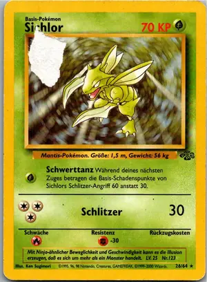 Pokémon-Karte Sichlor 26/64 Dschungel