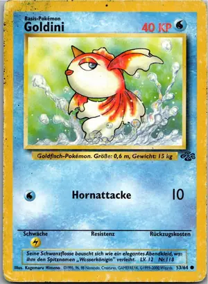 Pokémon-Karte Goldini 53/64 Dschungel