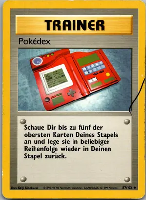 Pokémon-Karte Pokédex 87/102 Grundset