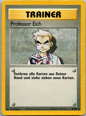 Pokémon-Karte Professor Oak 88/102 Grundset