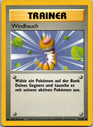 Pokémon-Karte Windhauch 93/102 Grundset