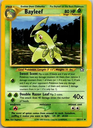 Bayleef Lorblatt Exemplar 3,25 €