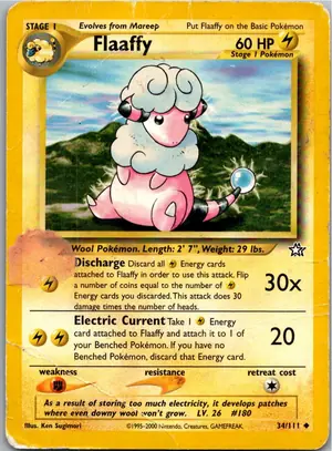 Pokémon-Karte Flaaffy Waaty 34/111 Neo Genesis