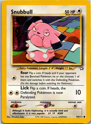 Snubbull Exemplar 3,25 €