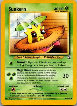 Sunkern Sonnkern Exemplar 3,25 €