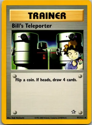 Pokémon-Karte Bill's Teleporter 91/111 Neo Genesis