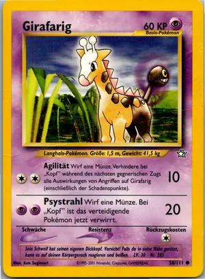 Girafarig Exemplar 3,25 €