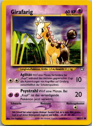 Girafarig Exemplar 3,25 €