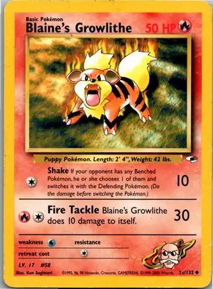 Blaine's Growlithe Exemplar 6,45 €