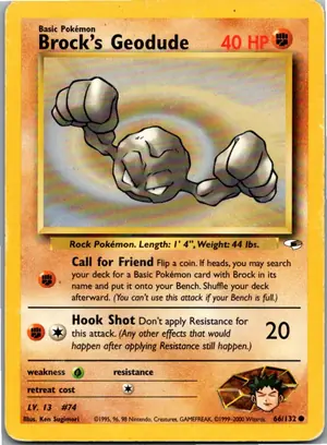 Brock's Geodude Exemplar 3,95 €