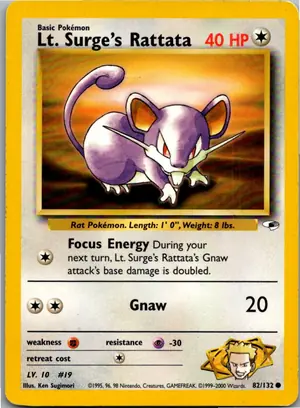 Lt. Surge's Rattata Exemplar 2,95 €