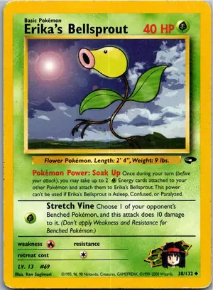 Pokémon-Karte Erika's Bellsprout 38/132 Gym Challenge