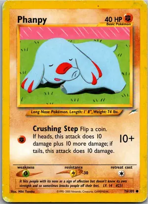 Pokémon-Karte Phanpy 76/105 Neo Destiny