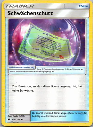Schwächenschutz Exemplar 1,25 €