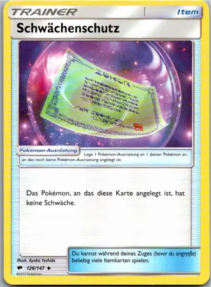 Schwächenschutz Exemplar 1,25 €