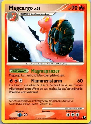 Pokémon-Karte Magcargo 45/106 Epische Begegnungen
