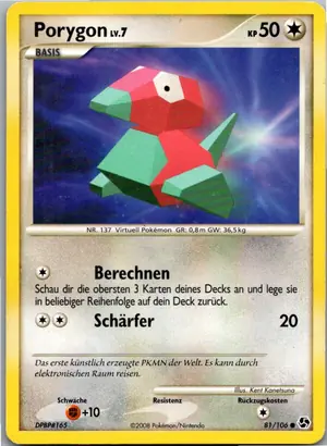 Porygon Exemplar 1,95 €
