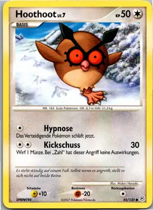 Hoothoot Exemplar 1,95 €