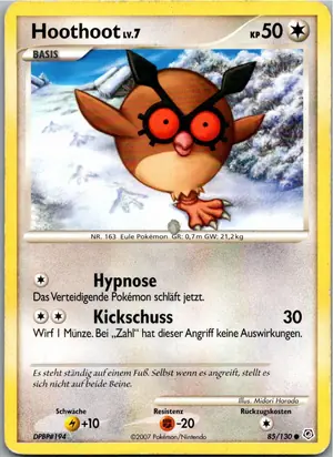 Hoothoot Exemplar 1,95 €