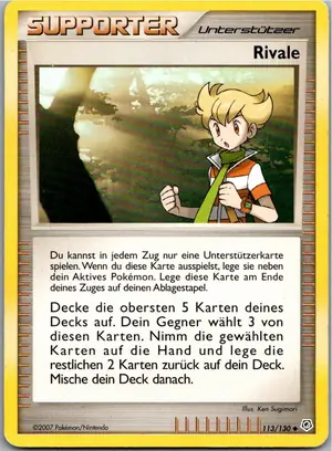 Pokémon-Karte Rivale 113/130 Diamant & Perl