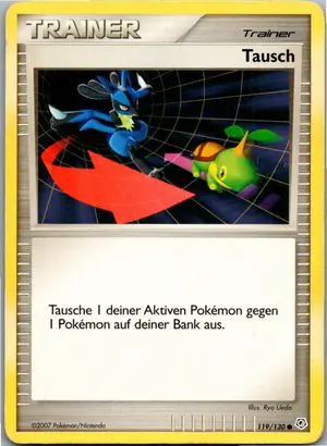 Pokémon-Karte Tausch 119/130 Diamant & Perl