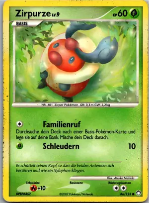 Zirpurze Exemplar 1,95 €