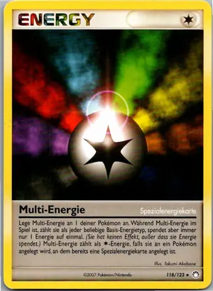Pokémon-Karte Multi-Energie 118/123 Geheimnisvolle Schätze