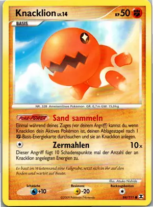 Knacklion Exemplar 2,25 €