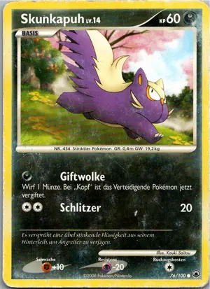 Skunkapuh Exemplar 2,25 €