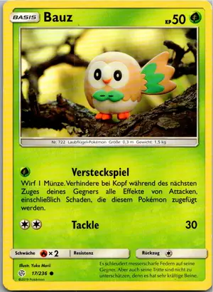 Pokémon-Karte Bauz 17/236 Welten im Wandel