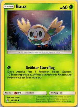 Pokémon-Karte Bauz 18/236 Welten im Wandel