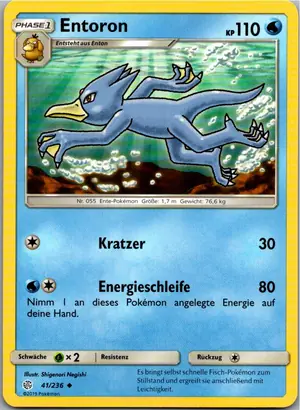 Pokémon-Karte Entoron 41/236 Welten im Wandel