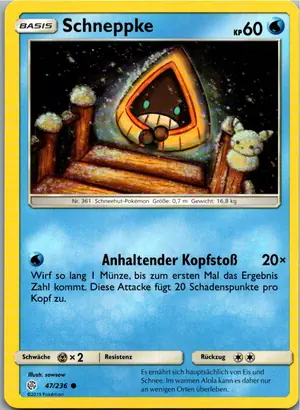 Schneppke Exemplar 1,25 €