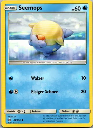 Pokémon-Karte Seemops 49/236 Welten im Wandel