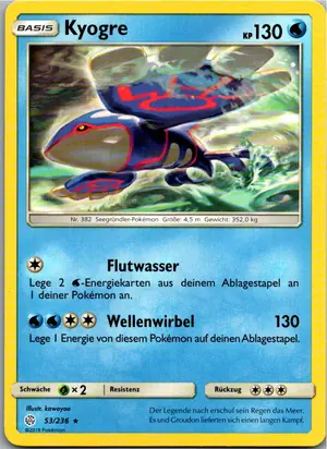 Kyogre Exemplar 6,45 €