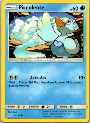 Pokémon-Karte Piccolente 59/236 Welten im Wandel