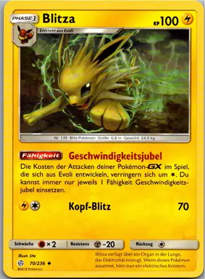 Pokémon-Karte Blitza 70/236 Welten im Wandel