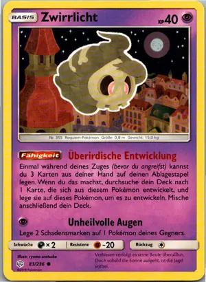 Zwirrlicht Exemplar 1,25 €