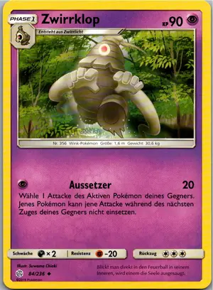 Zwirrklop Exemplar 1,25 €