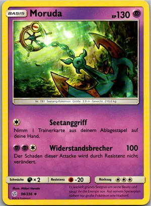 Pokémon-Karte Moruda 98/236 Welten im Wandel