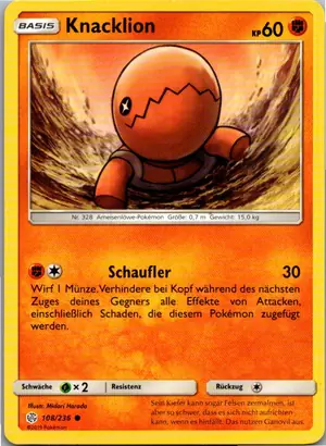 Knacklion Exemplar 1,25 €