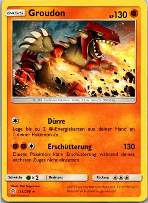 Groudon Exemplar 1,95 €