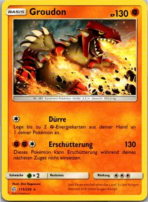 Groudon Exemplar 1,95 €