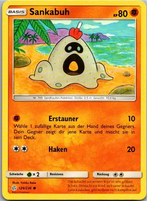 Pokémon-Karte Sankabuh 126/236 Welten im Wandel